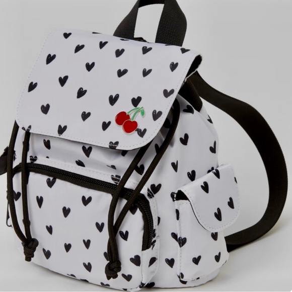 Claire’s Heart Mini Backpack - Picture 1 of 10